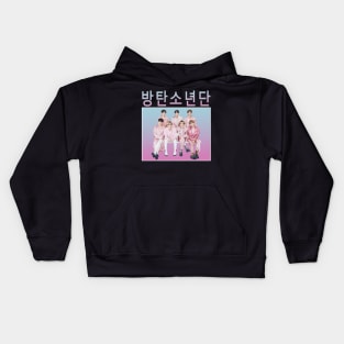 bts retro style Kids Hoodie